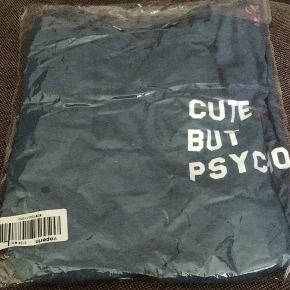 Only 1 left😈 “Cute but psycho” distressed T-shirt - Picture 7 of 8